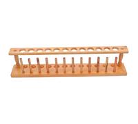 Ciieeo Wooden Test Tube Rack Laboratory Tube Holder for School Teaching Aids Premium Wood Material with Stable Design Smooth Finish Protects Hands and Scientific Experiments