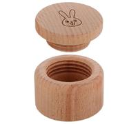 Ciieeo Wooden Tooth Keepsake Box with Secure Storage and Fine Craftsmanship, Beige Wood Material, Cute Design for Birthday or Keepsake Collection, for Rings and Hair Storage