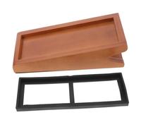 Ciieeo Wooden Whetstone Holder with Anti-Skid Base Sharpening Stone Stand for Knives and Garden Tools Compact Stable Grinding Tool Support for Home Use