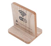 Ciieeo Wooden Wifi Password Sign with Elegant Design for Home and Business, Versatile Use and Convenient Display Board, Guest Wifi Password Essentials for Restaurants and Offices