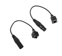 Ciieeo Xlr Female to Rj45 Ethernet Adapter Cable for Networked Audio Controllers and Digital Mixers, 3-pin Metal and Pvc Audio Extension Cable, Stable Signal Transmission for Live Events