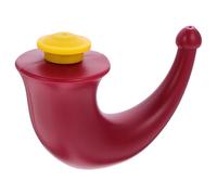 Ciieeo Yoga Nasal Wash Irrigation Red Plastic Nose Rinsing Pot with Leakproof Spout for Sinus Cleaning and Detox at Home