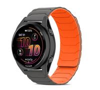 CiimWaa 22mm Strap Compatible for Garmin Forerunner 570 47mm/Garmin Venu 3 45mm/Venu 2, Silicone Magnetic Replacement Band, Watchband for garmin Forerunner 265/255 /255 Music