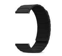 CiimWaa Watch Strap 22mm/20mm/18mm, Wearable Silicone Strong Magnetic Band Quick Release, Waterproof Watch Band Compatible with Samsung Galaxy/Garmin/Amazfit/Huawei for Sport [22mm Black]