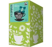 CIipper Organic Peppermint Tea Bags | 250 Individually Wrapped Infusion Teabag Sachets | Bulk Buy for Home & Catering | Caffeine-Free Fairtrade Herbal Tea Bags | Natural, Unbleached & Biodegradable