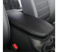 ciizssria Car Armrest Center Console Covers for Toyota RAV4 Accessories 2024 2019 2020 2021 2022 2023, PU Leather Middle Console Lid Cover Pad Protector(Black Line)