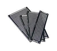 CIJIAOPOYU 20pcs/lot PCB Prototype Board Circuit Protoboard Universal Stripboard Prototyping Veroboard 2X8 3X7 4X6 5X7 5Pcs Each Mix Black