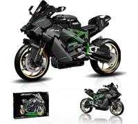 CIJINAY Motorcycle Model Building Blocks Kits for, 1858 Pcs 1:5 Scale Motorbike Building Set, MOC Superbike Construction Toys, Compatible with Major Brand