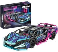 CIJINAY Technik Sports Car Building Block Kit for Lambo, 1280 PCS Technik Racing Car Model Building Set, MOC Super Building Brick, Vehicle Construction STEM Toys Gifts for Kids Adults