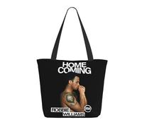 CIJPUYWFK Robbie Singer Williams Women Shoulder Handbags Bag Large Reusable Carry Bag Pocket Big Capacity Shopping Bag For Casual.