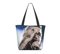 CIJPUYWFK Robbie Singer Williams Women Shoulder Handbags Bag Large Reusable Carry Bag Pocket Big Capacity Shopping Bag For Casual.