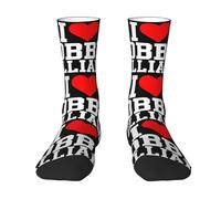 CIJPUYWFK Robbie Singer Williamsrock Band Contrast Color Crew Socks - Soft Breathable Unisex Athletic Casual Socks - Cool Fan Gift.