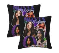 CIJPUYWFK Rodrigo Singer Music Olivia Pillowcase With Print, Soft All-Season Throw Pillow Cover For Home Decor And Fans Gift.