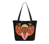 CIJPUYWFK Tyler Rapper The Creator Singer Music Women Shoulder Handbags Bag Large Reusable Big Capacity Shopping Bag Casual.