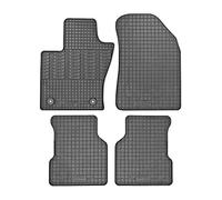 CIKCar Rubber car mats set compatible with Alfa Romeo Tonale 2022- (4-pieces + fixing system)