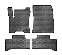 CIKCar Rubber car mats set compatible with Mercedes EQA (H243) 2021- (4-pieces + fixing system)