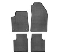 CIKCAR Rubber mats compatible with Opel Frontera/Citroën C3 Aircross 2024- (Gasoline) (4-piece + mounting system)