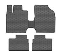 CIKCAR Set of Rubber Mats Compatible with Leapmotor T03 2024- (3-Piece), Black