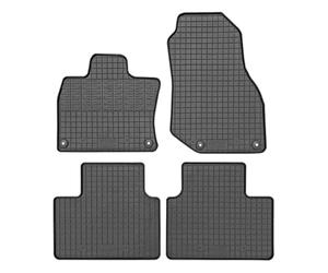 CIKCar Set of Rubber Mats Compatible with Lynk & Co 01 2021- (4-Piece + Mounting System)