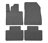 CIKCar Set of Rubber Mats Compatible with Volvo EX30 2023- (4-Piece + Mounting System)