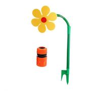 Cikiki Crazy Daisy Sprinkler,360° Rotating Plastic Garden Water Sprinklers,Sunflower Dancing Flower Sprinklers Lawn Sprinkler System for Garden Lawn