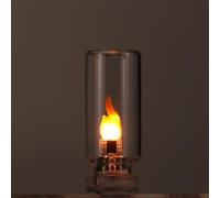 Cikiki Dancing Flame USB Car Light,Halloween Flickering Flame USB Interior Car Lights,Mini LED Bulb for Camping, Party, Bedroom, Desktop Decoration