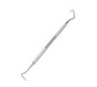Cikiki Double Ends Dentist Teeth Clean Pick Probe Hook Steel Hygiene A5X5 Dental Clean Tools