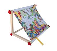 Cikiki Embroidery Stand, Adjustable Embroidery Frame, Wood Cross Stitch Stand for Lap or Table Top Tapestry, Cross Stitch Frame Accessories Needlepoint Stretcher