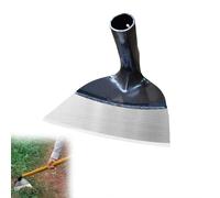 Cikiki Garden Hoe Head,Heavy Duty Manganese Steel Hoe Garden Tool,Hoe Heads Replacement Accessories Outdoor Garden for Weeding,Soil Loosening