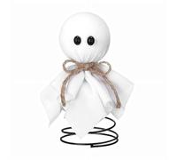 Cikiki Halloween Tree Topper Decorations,6.3 Inch Crow Spooky Halloween Tree Ornaments,Mini Tree Topper for Holiday Party Home