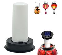 Cikiki Solar-Lantern Waterproof Flame-Lights Replacement Top - Garden Decor Outdoor Flame Decorative Patio Solar Replacement Top