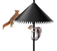 Cikiki Squirrel Baffle for Bird Poles,Universal Squirrel Proof Bird Feeder,Outdoor Pole Mount Squirrel Proof Guard Stopper for Stop Squirrels Stealing Bird Feed