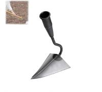 Cikiki Triangle Hoe Garden Tool,Stainless Steel Garden Triangle Hoe Digger Tool,Digging Ditches Hoe Planting Hoe for Digging, Weeding,Cutting and Loosing Soil