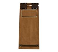 Cikiki Vintage Clipboard Kraft Notebook Set, Clip Boards with Metal Clip, Refillable Roll Hangable Paper Kraft Profi For Notes, Low kraft set vintage note retro clipboard notebook vintage kraft clipb