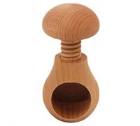 Cikiki Wooden Mushroom Shaped Walnut Wood Clip, Portable Cracking Tool For Walnuts, Hazelnuts & Chestnuts, Durable Wooden Kitchen Tool For Easy Nut Cracking