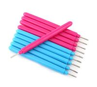 Cikonielf 10Pcs Paper Quilling Slotted Tools Multifunction Paper Rolling Pen Slotted Needle Pen Art Craft DIY Tool Set