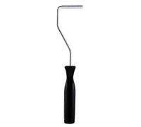 Cikonielf Fiberglass Roller Premium Aluminum Alloy Manufactured Abs Handle For Grp Frp Resin Work Silver + Black(Diameter roll 10 * 50mm)
