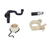 Cikonielf Oil Pump Kit for STIHL MS251, MS231, MS231C, MS251C Chainsaw, ABS and Silicone Construction, Includes Pump, Hose, Filter, Worm Gear