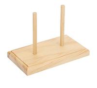 Cikonielf Thread Rack Holder Wooden Sewing Thread Holder Organizer Bobbin Holder Stand Embroidery Spools Storage Holder