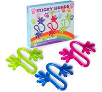 Cikyner Giant Stretchy Sticky Hands，3Pcs Premium Party Favors for Kids 4-8,8-12, Goodie Bag Stuffers Treasure Box Toy for Carnival Classroom Prizes Birthday Party Easter Christmas End of Year Gifts