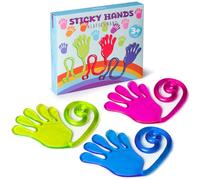 Cikyner Giant Stretchy Sticky Hands,3Pcs Premium Party Favors for Kids 4-8,8-12, Goodie Bag Stuffers Treasure Box Toy for Carnival Classroom Prizes Birthday Party Easter Christmas End of Year Gifts