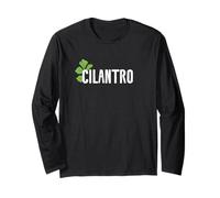 Cilantro Coriander Leaf Mexican Food Lovers Herb Plant Vegan Long Sleeve T-Shirt