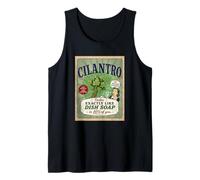 Cilantro Tastes Exactly Like Dish Soap Gross Food Parody Tank Top