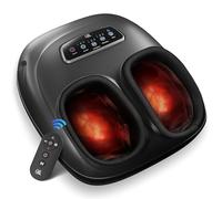 CILI Shiatsu Massager for Plantar Fasciitis, Neuropathy, Ball of Foot and Instep Heating - Dark Black