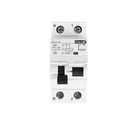 CILIA Circuit Breaker RCBO 1P+N, 6kA 30mA, 230V AC, Curve C, Universal Connection, Household Electrical Safety (JVL16-40-25A)