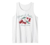Ciliegie di Puglia Dolcezza Estiva Italian Cherry Fruit Tank Top