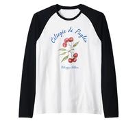 Ciliegie di Puglia Dolcezza Estiva Italian Cherry Graphic Raglan Baseball Tee