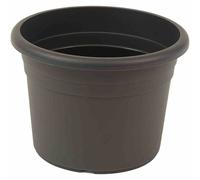 Cilindro Flower Pot Ø70 49.2Cm High Anthracite Round With Drainage Holes Planter