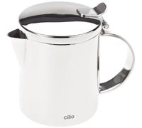 Cilio 9.5cm Aida Milk Jug CI342208, Stainless Steel