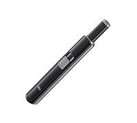 Cilio Arc Cigarette Lighter, 18/8 Stainless Steel, Black, Normal